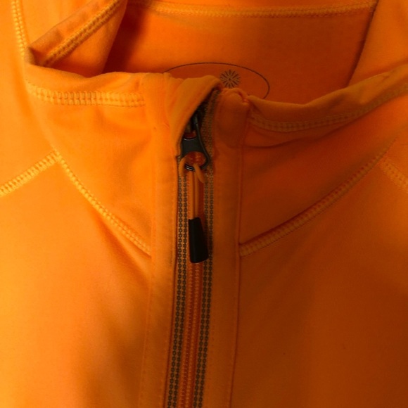 Tangerine Women's Bright Orange Zip-up Jacket Size XL - Picture 4 of 10